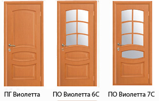 Ламинированная дверь «Фрамир - Виолетта»